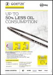 Up to 50% Less Oil Consumption Up to 50% Less Oil Consumption