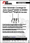 New Valvetrain Coverage for John Deere 4045H & 6068H New Valvetrain Coverage for John Deere 4045H & 6068H